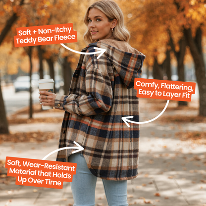 Teddy Bear Flannel Jacket